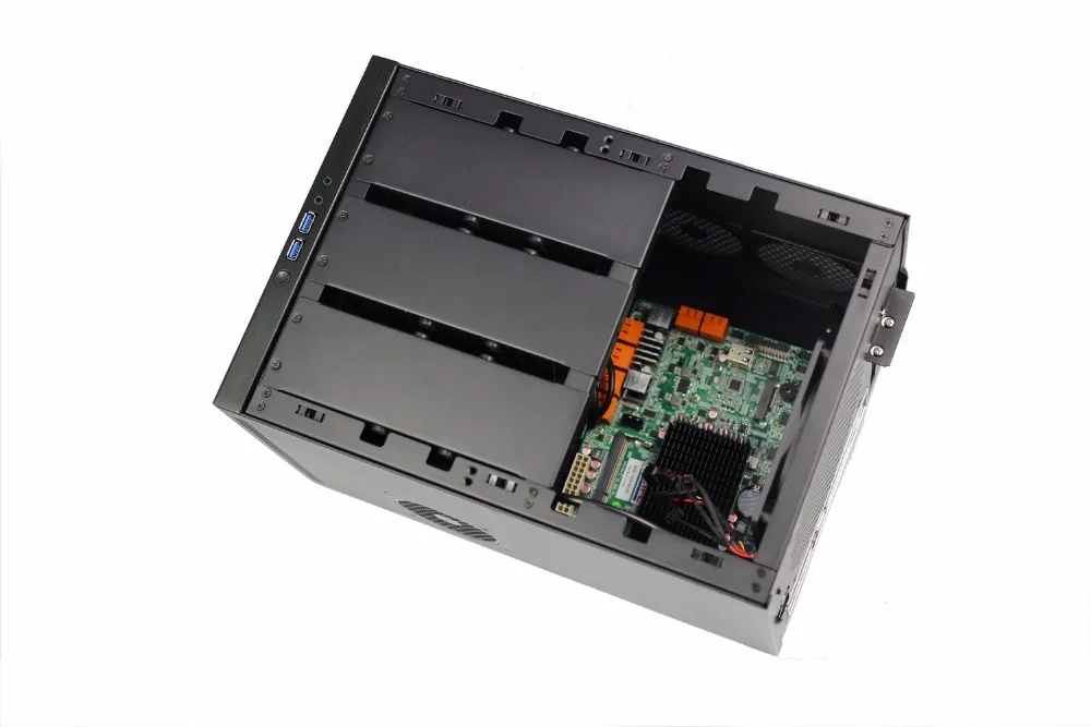 HCiPC J1900 6Bay NAS PC, J1900 NAS BareBone, 6Bay NAD HDD корпус, 6 шт 3,5 или 2,5 дюймов HDD, NAS компьютер
