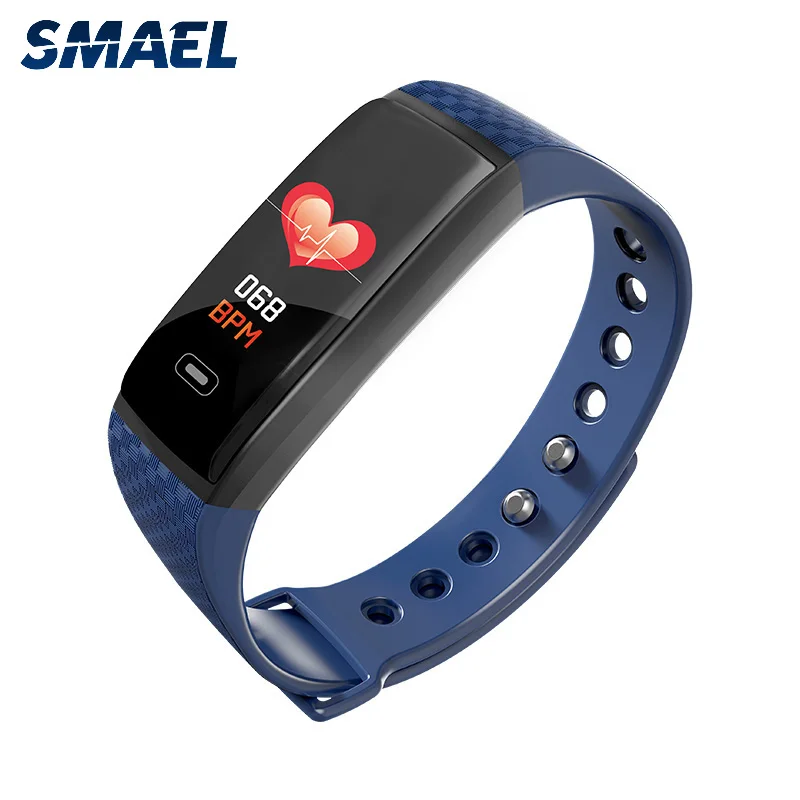 Смарт-браслет SMAEL для занятий спортом фитнесом Bluetooth шагомером и Пульсометром -