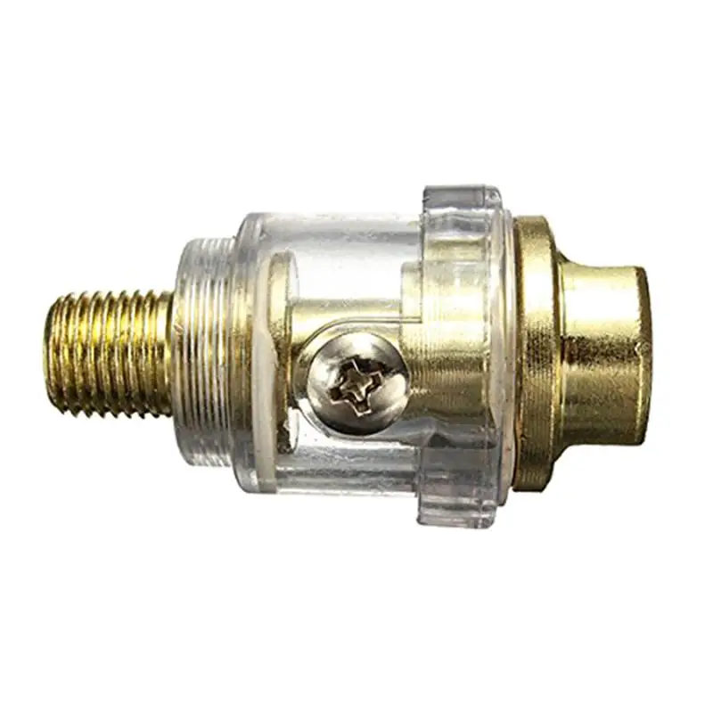 

WINOMO 1/4 Inch Practical Oiler Lubricator Home DIY Tool Mini Oiler Lubricator Automatic In-line Air Tool