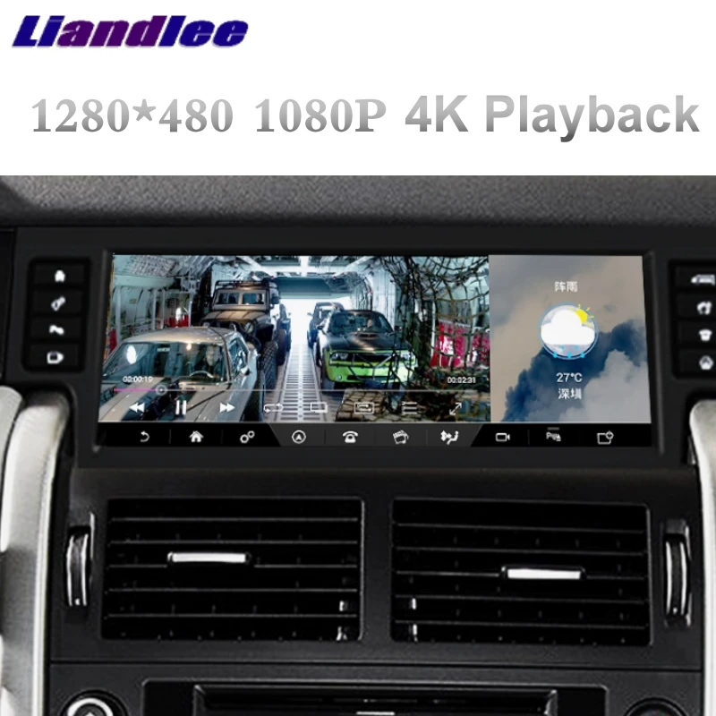 Для Land Rover Discovery Sport L550~ Liandlee автомобильный мультимедийный плеер NAVI CarPlay Радио экран gps навигация