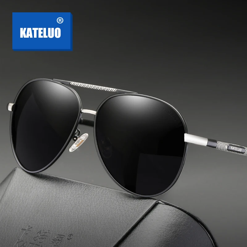 Солнцезащитные очки KATELUO Мужские поляризационные UV400 Классические Солнечные