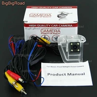 bigbigroad car rear view reversing backup camera with power relay filter for honda elysion 2012 2013 2014 2015 rca port