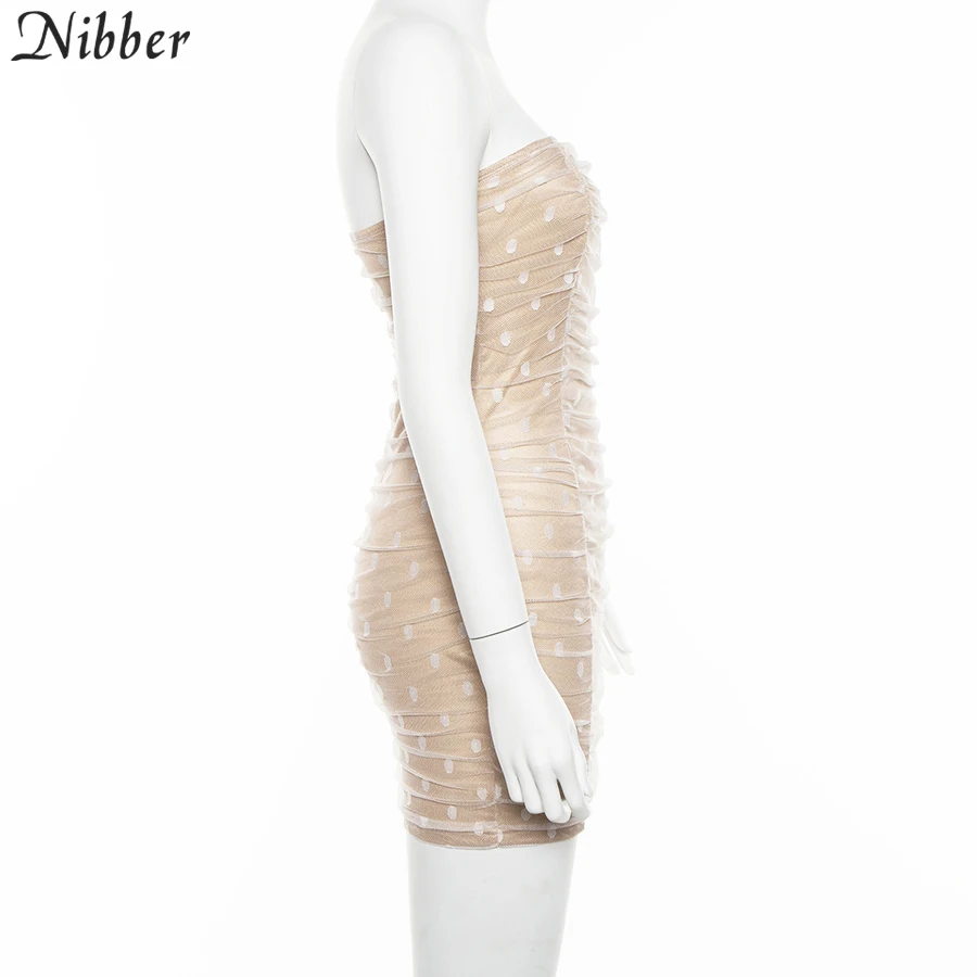 Nibber, летнее, элегантное, офисное, женское, облегающее, мини-платье, женские, вечерние, для ночного вечера, поддельные, из двух частей, для девушек, сетчатый топ, платья