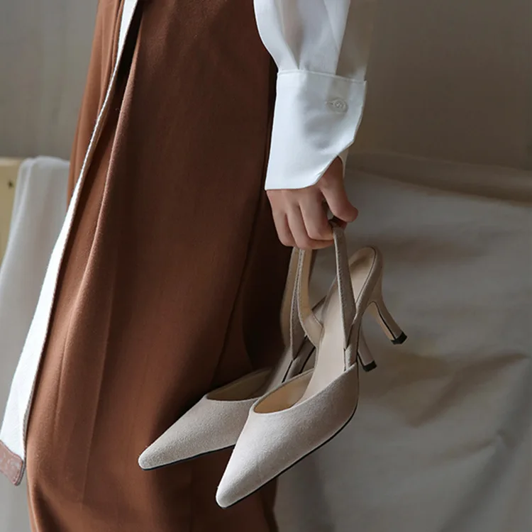 2018 новые летние женские босоножки замшевые Модные осенние туфли корейские