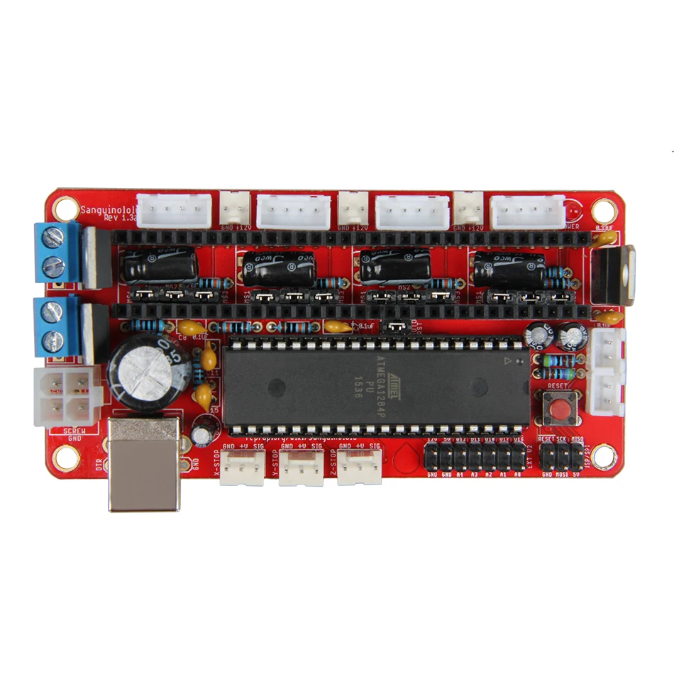 Новейшая 3D основная плата принтера sanguinolu Rev 1.3a для Reprap Prusa Mendel контроллера