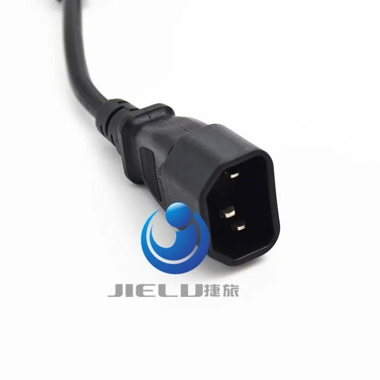 IEC 320 C14 штекер C13 Женский Разъем PDU/UPS Удлинитель силовой кабель коннектор до 90