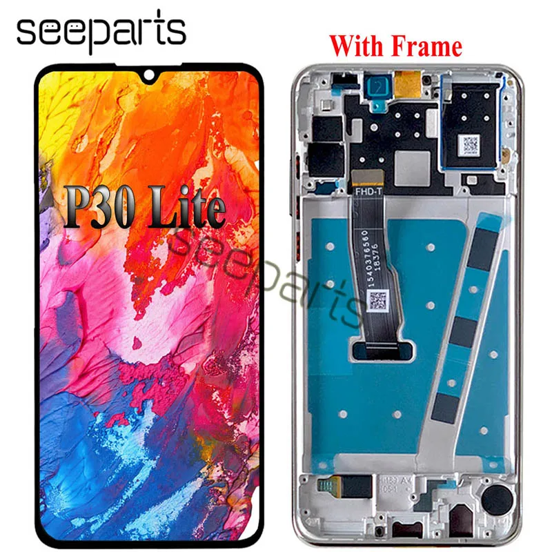 Протестированный ЖК huawei P30 lite ЖК-дисплей кодирующий преобразователь сенсорного экрана в сборе huawei Nova 4E ЖК-дисплей Nova 4e Замена