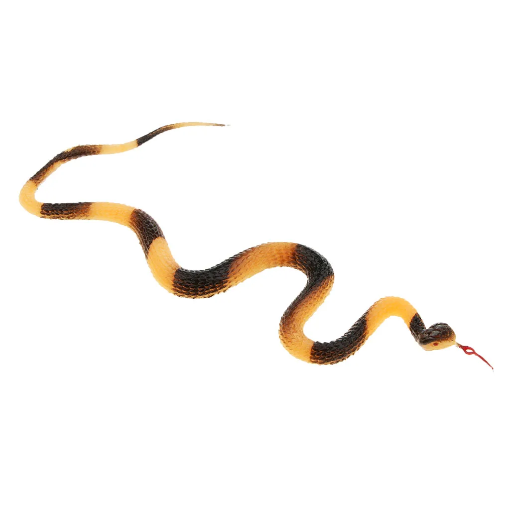 

Rubber Lifelike Snake Scary Gag Prank Terrifying Toy Kids Boy Halloween Gift