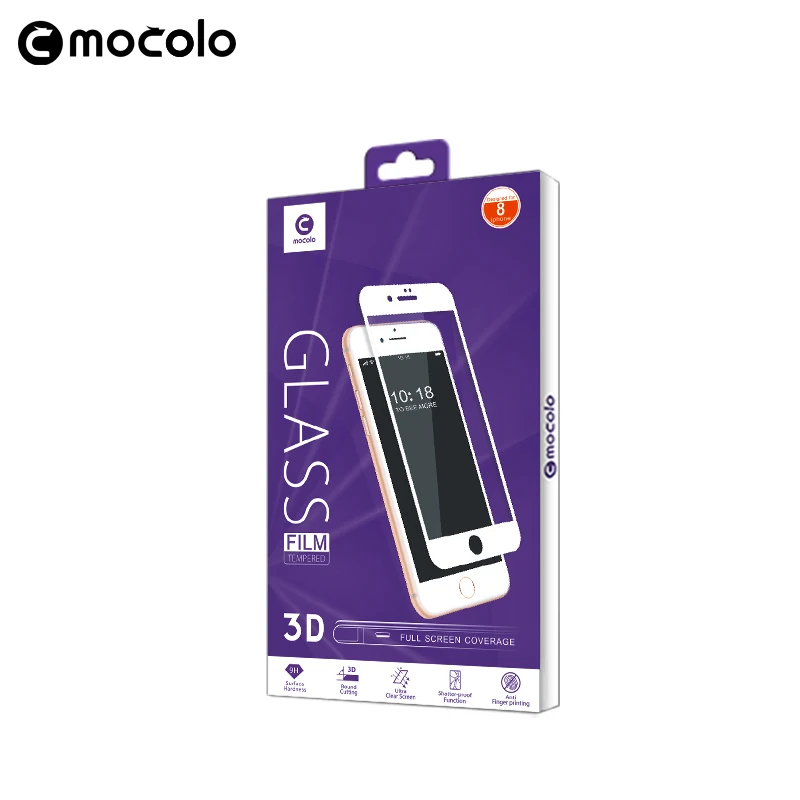 Mocolo 3D стекло для iphone7 полное покрытие закаленное iPhone 6 6s 7 защитная пленка