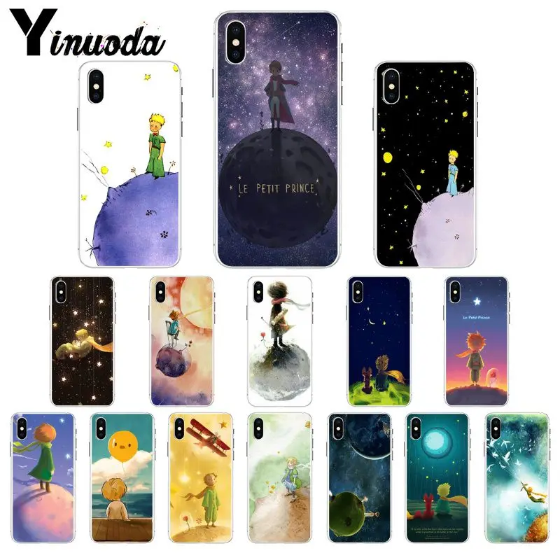 Yinuoda Маленький принц и лиса прозрачный мягкий чехол для телефона iPhone 8 7 6 6S Plus X XS MAX