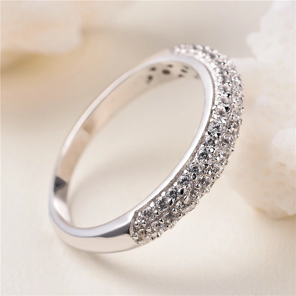 Женское кольцо из серебра 2018 пробы с кристаллами|ring fashion|ring forrings for women |