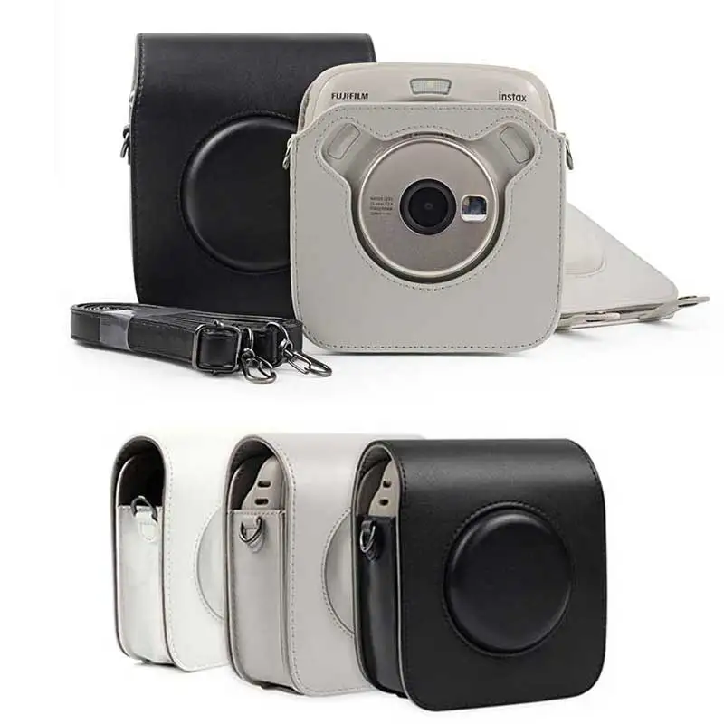Винтажный чехол из искусственной кожи для камеры FUJIFILM Instax SQUARE SQ20 SQ10 защитный с