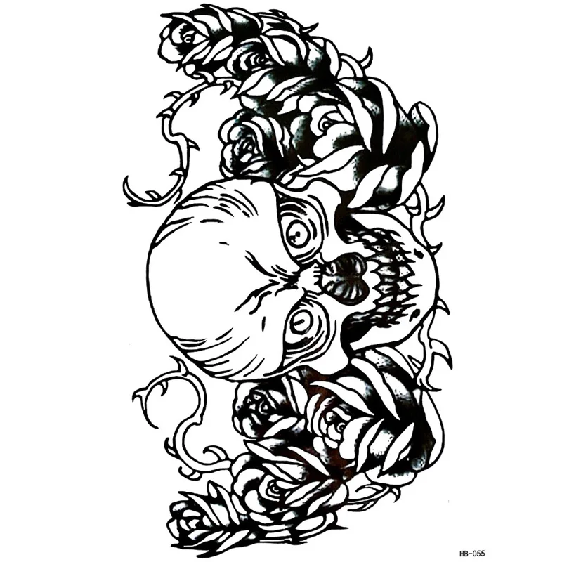 Тату с длинными рукавами для мужчин наклейки фальш-накладкой на ноги временными