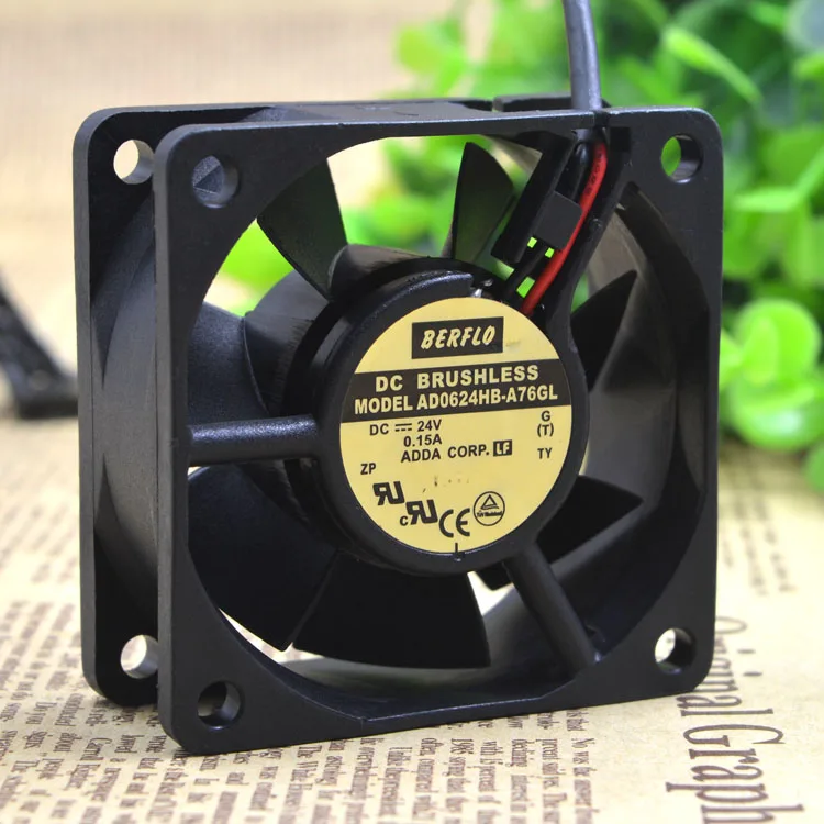 Оригинальный Для ADDA AD0624HB A76GL 6025 24В 0.15A 6 см водостойкий инвертор Охлаждающий