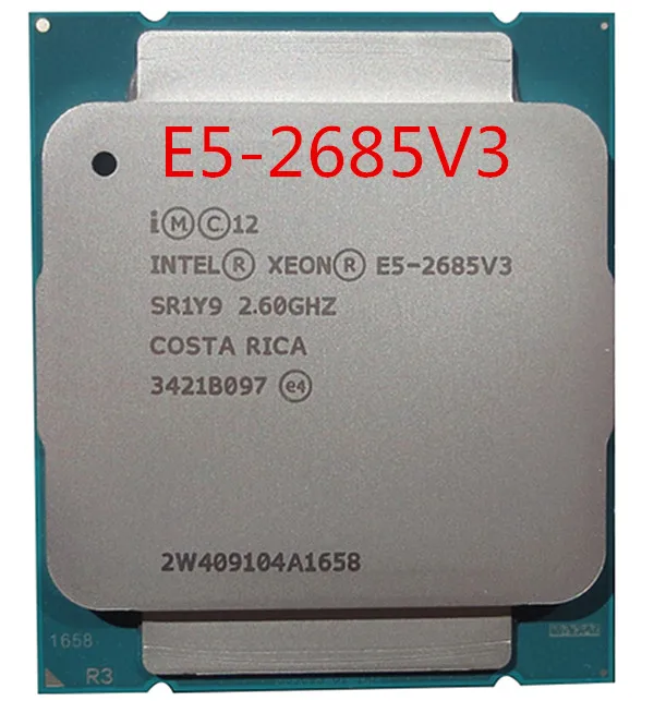 E5-2685V3 QS оригинальный процессор Intel Xeon версия ЦПУ 30M E5 2685 V3 LGA2011 12 ядер 2 60 Гц |