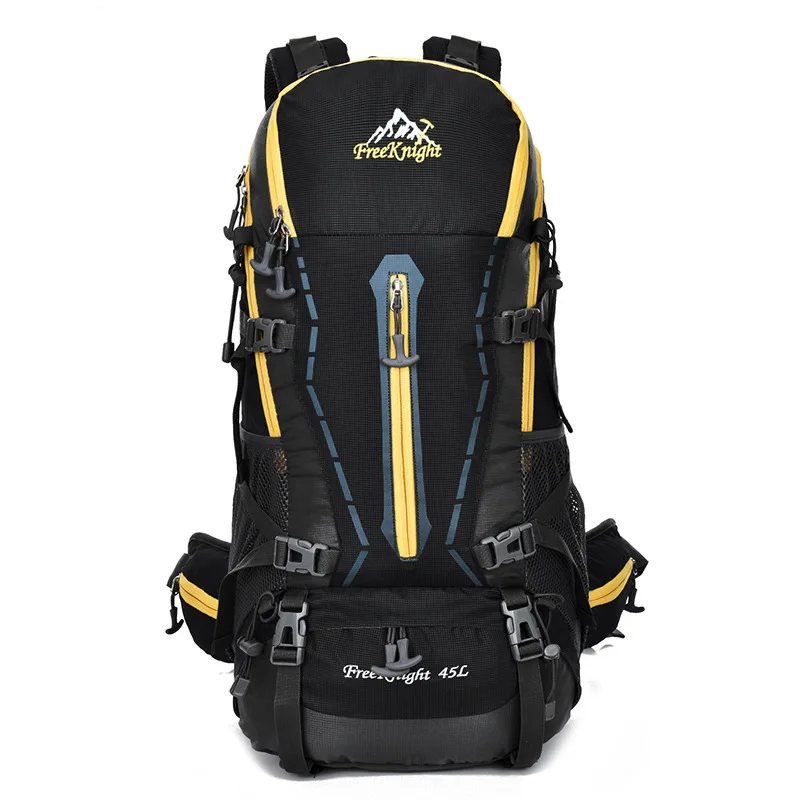 HUWJIANFENG 45L Large Capacity Climbing Cycling Backpack Military Camping Waterproof Nylon Outdoor Hiking Travel Packs Rucksack |