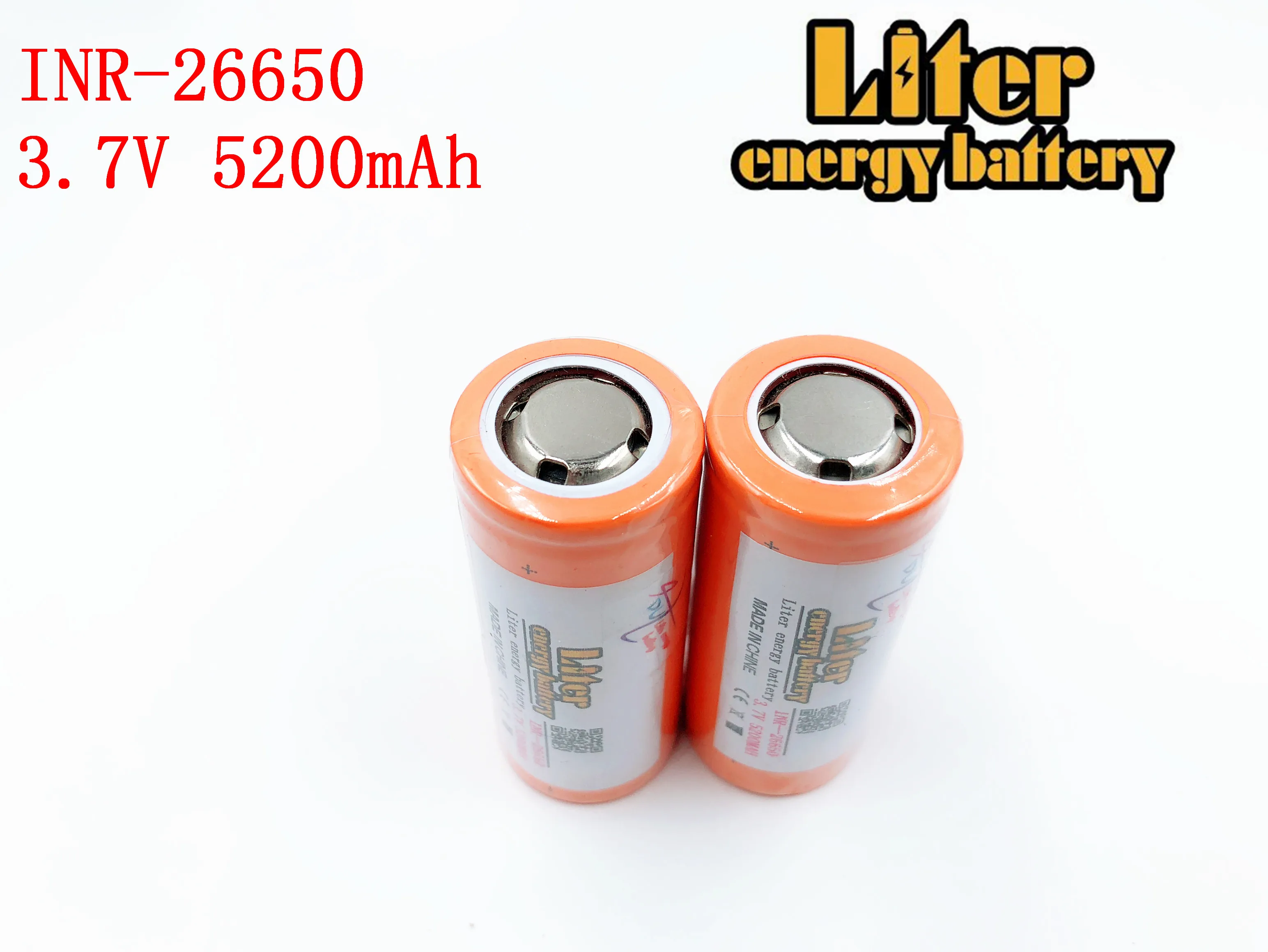 

26650 3.7v 5200mah Rechargeable Li-ion Battery Use for Flashlight rechargeable Battery