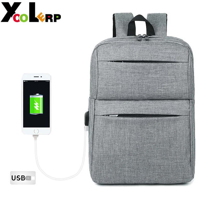 USB зарядка унисекс дизайн рюкзак сумки для книг школы повседневный Оксфорд холст