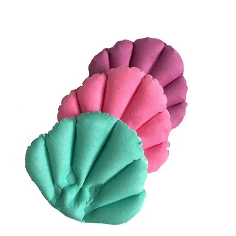 Мягкая надувная подушка для ванной в виде ракушки|bath spa pillow|spa pillowpillow bathtub |