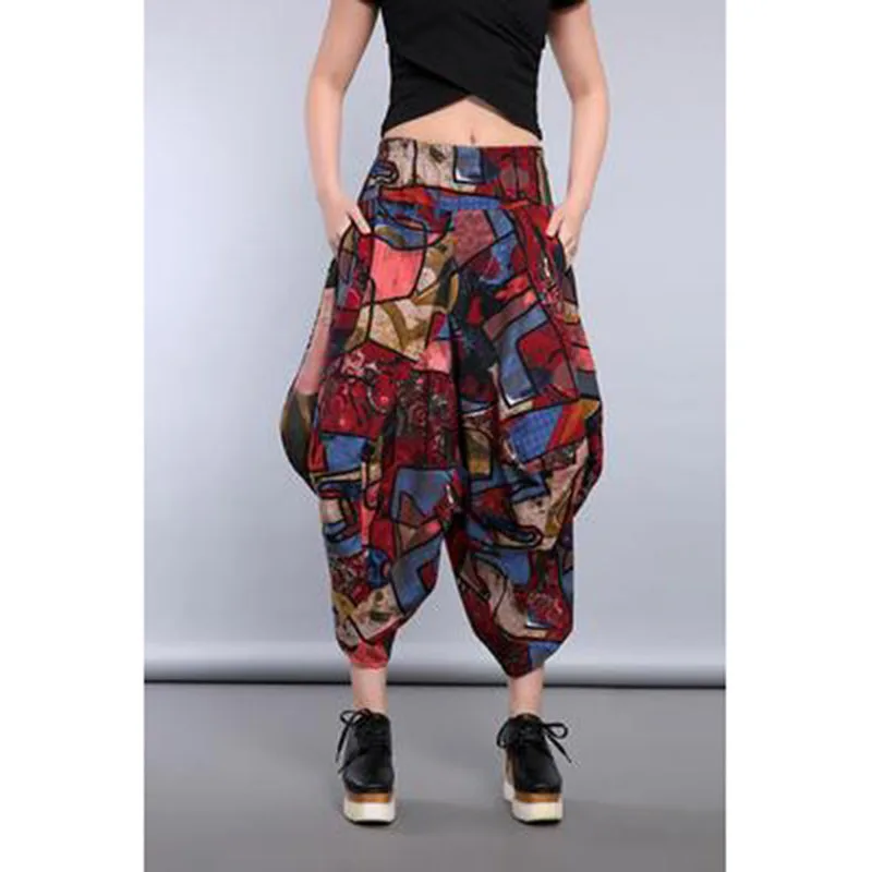 Брюки женские весенне-летние винтажные камуфляжные повседневные Элегантные