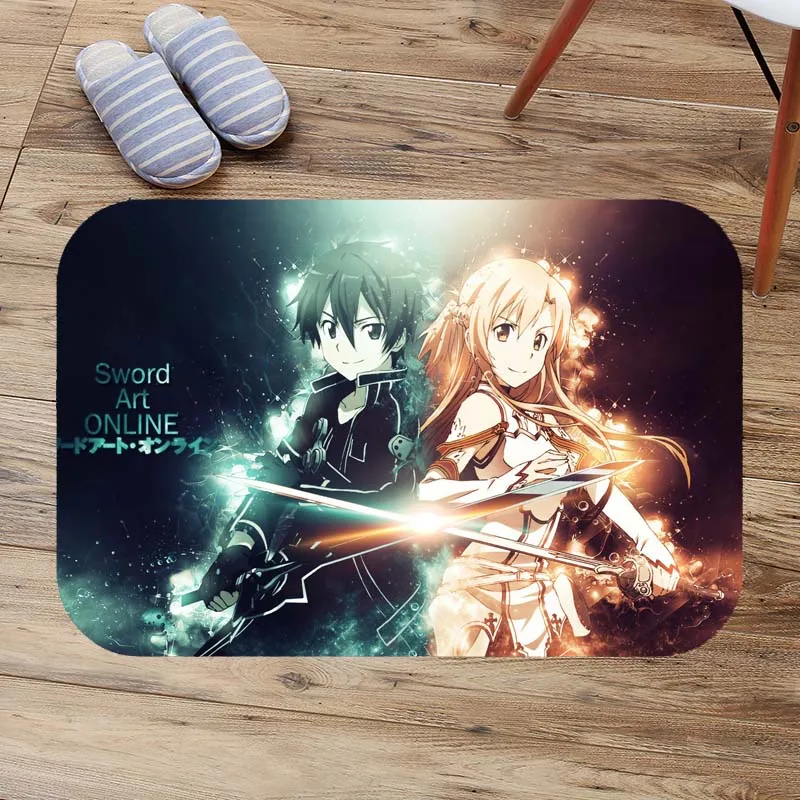 Sword Art Online коврик для входной двери на заказ коврики ванной комнаты