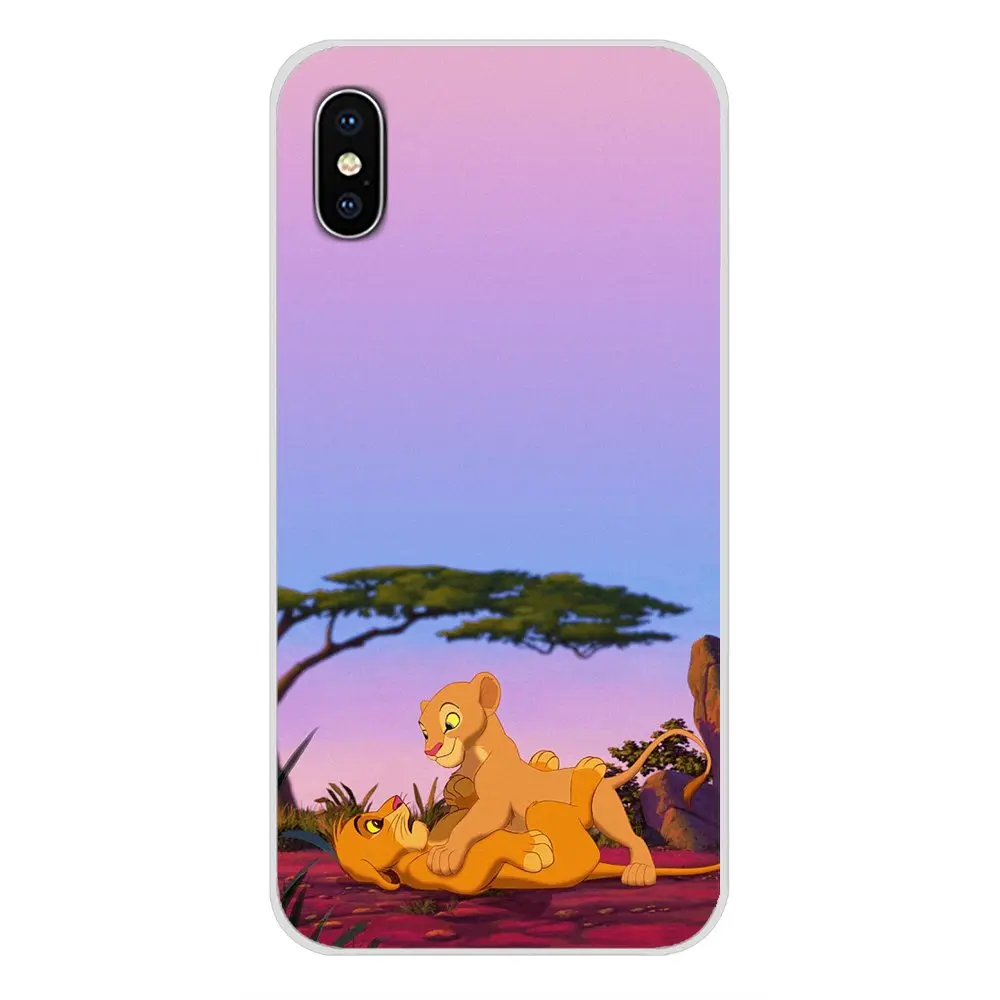 Чехол для мобильного телефона Simba Funny Face Lion King с цветочным рисунком Nokia 2 3 5 6 8 9 230 3310