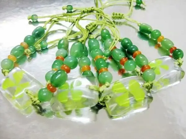 

YQTDMY 4 PCS four Leaf Leaves Clover Handmade Vogue accessories bracelet