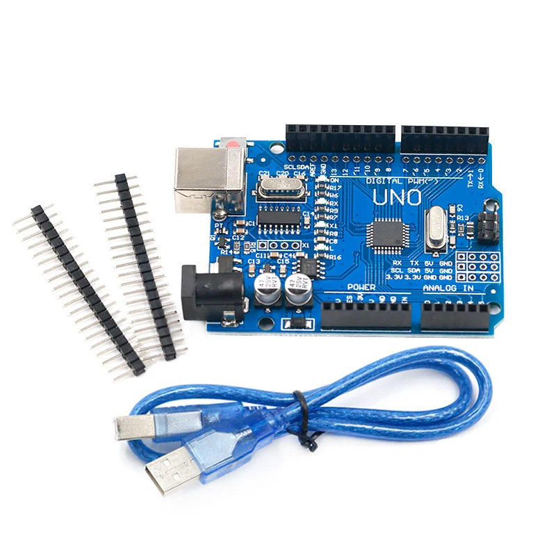 Высокое качество один Комплект UNO R3 CH340G + MEGA328P Чип 16 МГц для Arduino макетная плата USB