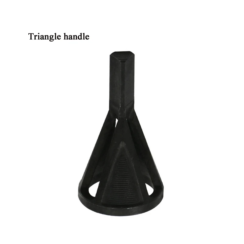 3-Triangle handle Инструмент для снятия заусенцев с внешней фаской из нержавеющей стали Высокопрочное твердое сверло для удаления заусенцев для всех видов сверл - Цвет: 3-Triangle handle