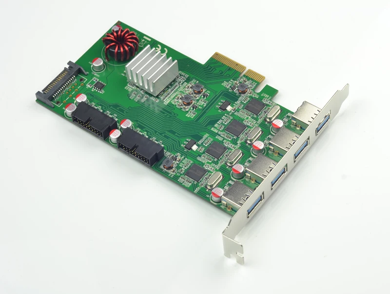 PCI E до 8 портов USB 3 0 концентратор Express адаптер расширения карты 20 Гбит/с супер