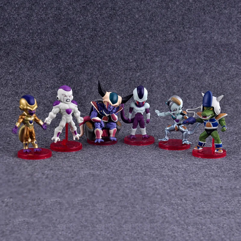 

Anime Freeza Gold and White King Cold PVC Action Figures Collectible Model Kids Toys Doll 8cm DBAF035