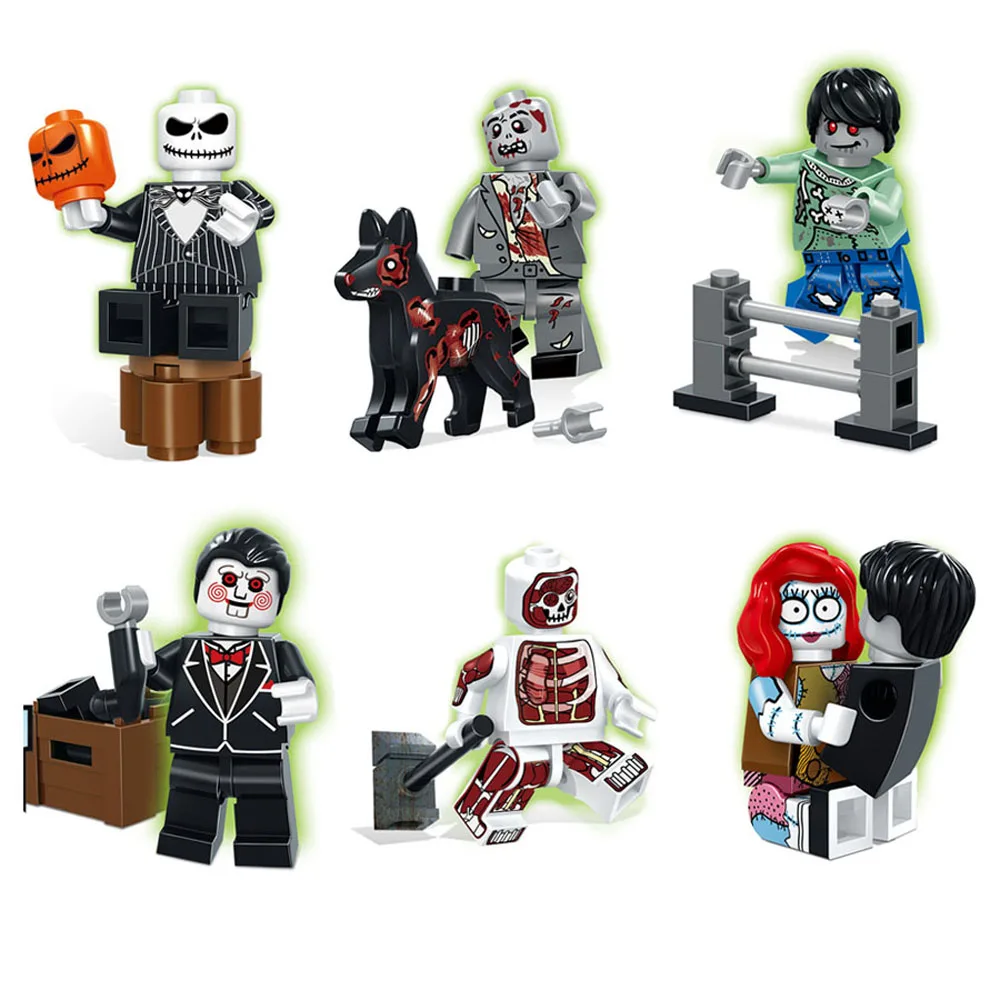 Хэллоуин мини игрушка фигурка голова тыквы Призрак Moster боец Безголовый всадник