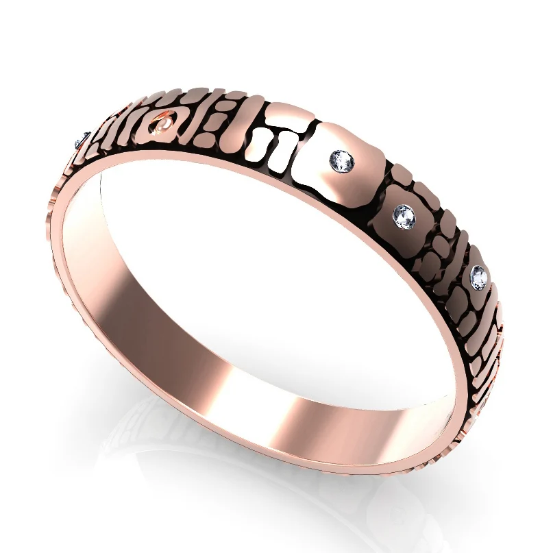 4mm Rose Gold Ring Floya геометрические Сменные заполненные кольца медный материал женское основание из нержавеющей стали аксессуары комбинированное кольцо Bague Acier - Цвет основного камня: 4mm Rose Gold Ring
