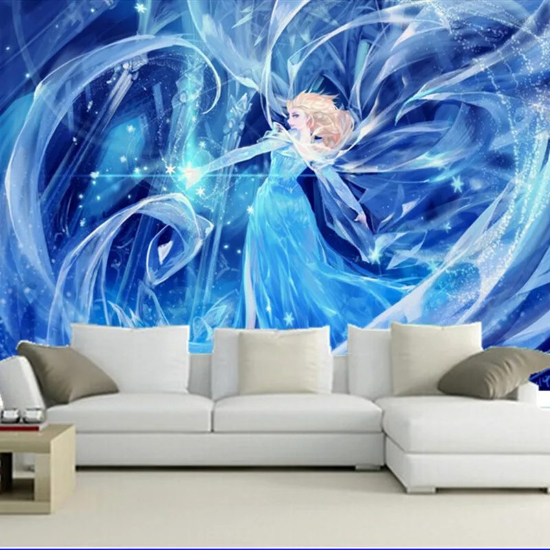 

The custom 3D murals,Cartoons Girls wallpapers papel de parede,living room sofa TV wall bedroom wall paper
