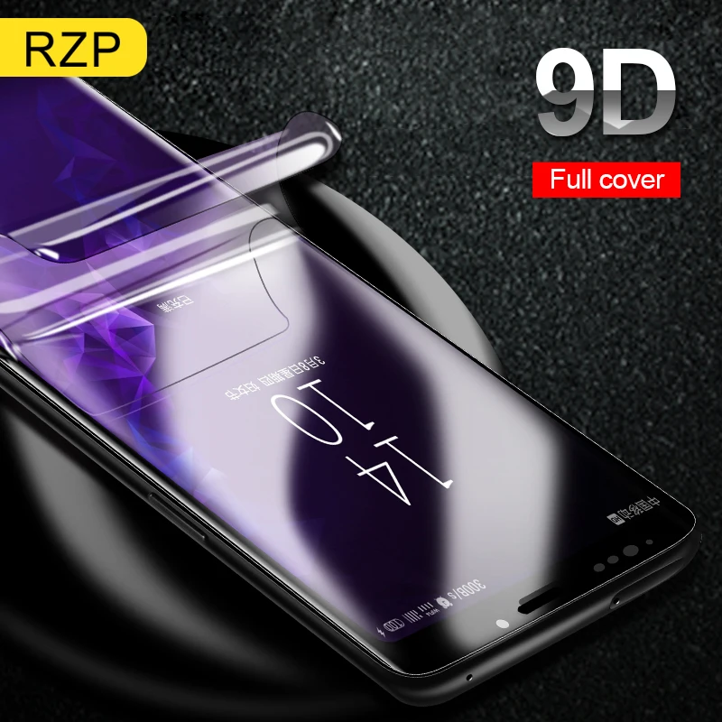 RZP 9D полное покрытие экрана протектор для Samsung Galaxy S8 S9 Plus Note 8 9 S7 edge защитная пленка