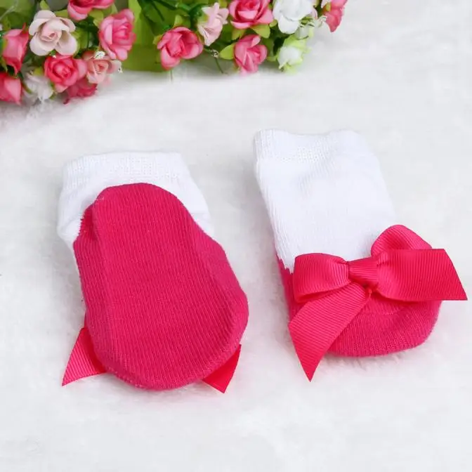 LONSANT Infant Baby Girls socks Newborn Cotton bow-knot absorbent antibacterial Sweet girls Princess | Детская одежда и обувь