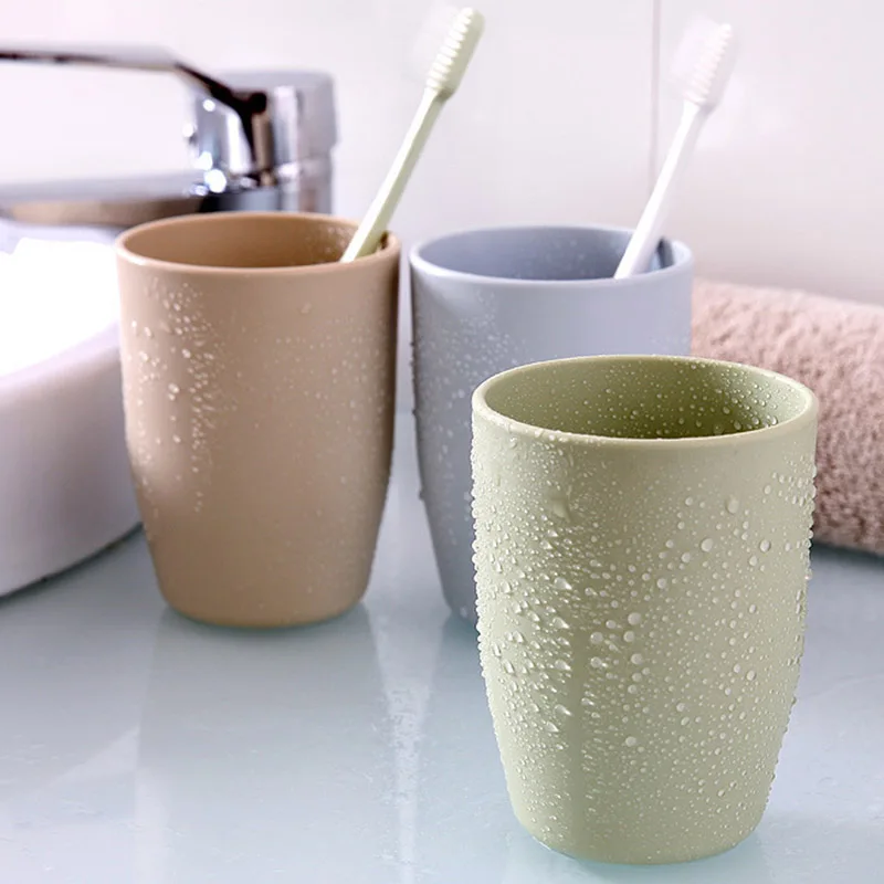 Eco-friendly Thick Circular Cups Toothbrush Holder Cup PP Rinsing Tooth Mug TN99 | Дом и сад