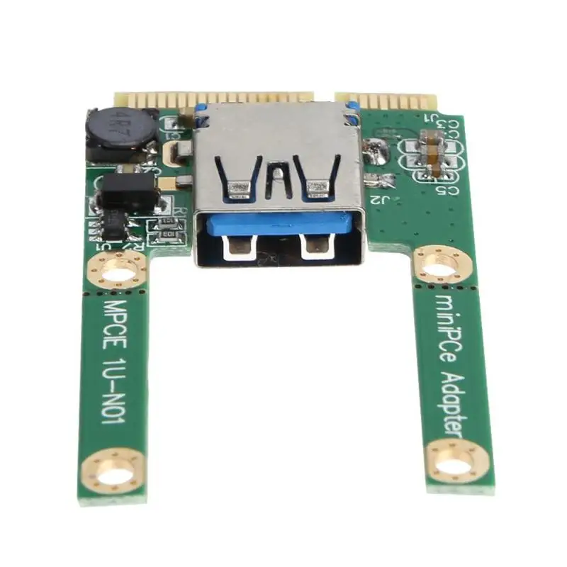 Mini PCI E к USB 3 0 адаптер Express Плата расширения компьютерные компоненты добавить на