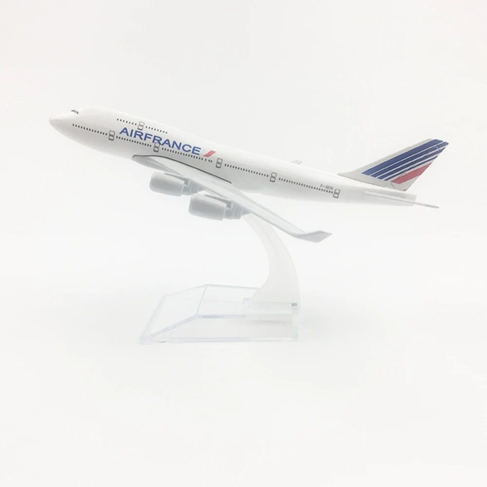 1/400 весы летательный аппарат Boeing 747 Air Франция 16 см сплав модель B747 игрушки для
