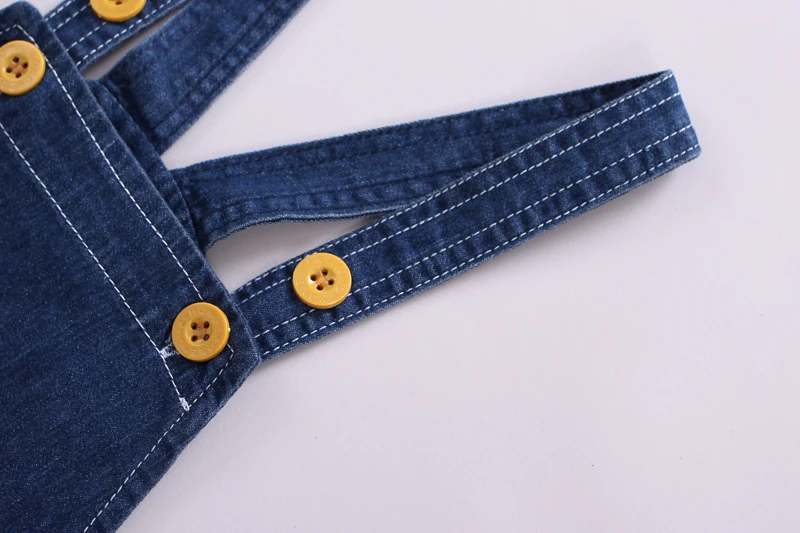 Детский джинсовый комбинезон для девочек с шортами | Мать и ребенок