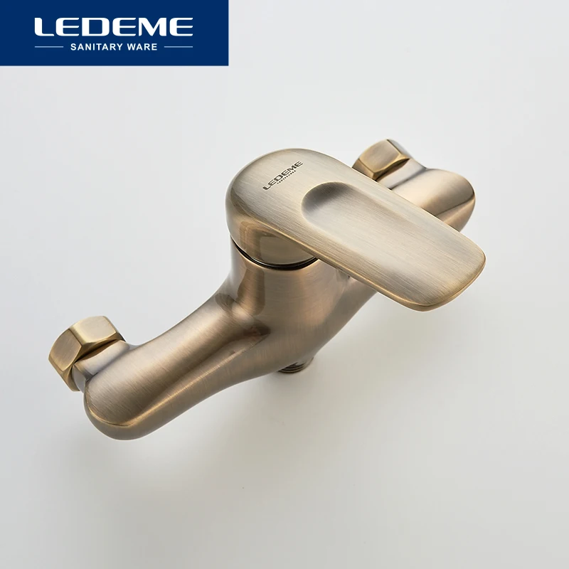 LEDEME Смеситель для душ. кабины латунь Цвет: бронзовый L2048C | Строительство и ремонт