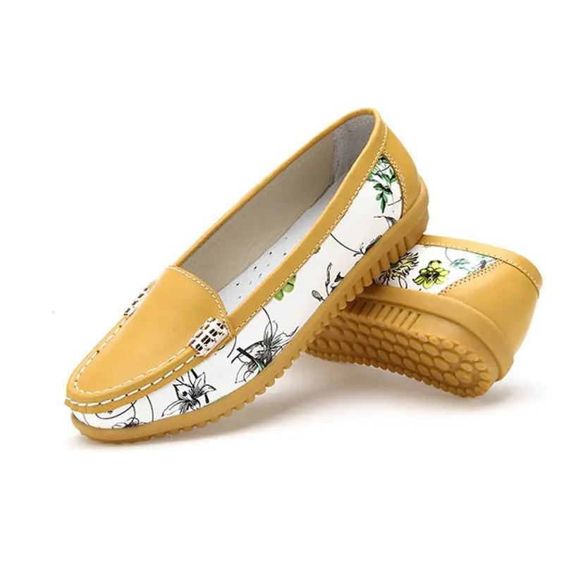 2017 г. Новое поступление женская обувь из натуральной кожи лоферы на плоской