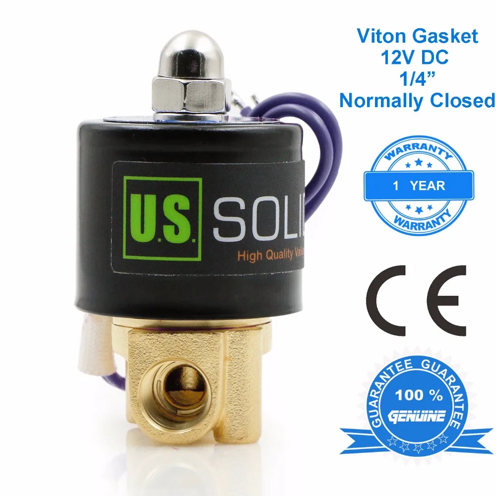 1/4&quot латунь Электромагнитный клапан NPT нормально закрытый 12 В DC|solenoid valve|electric solenoid