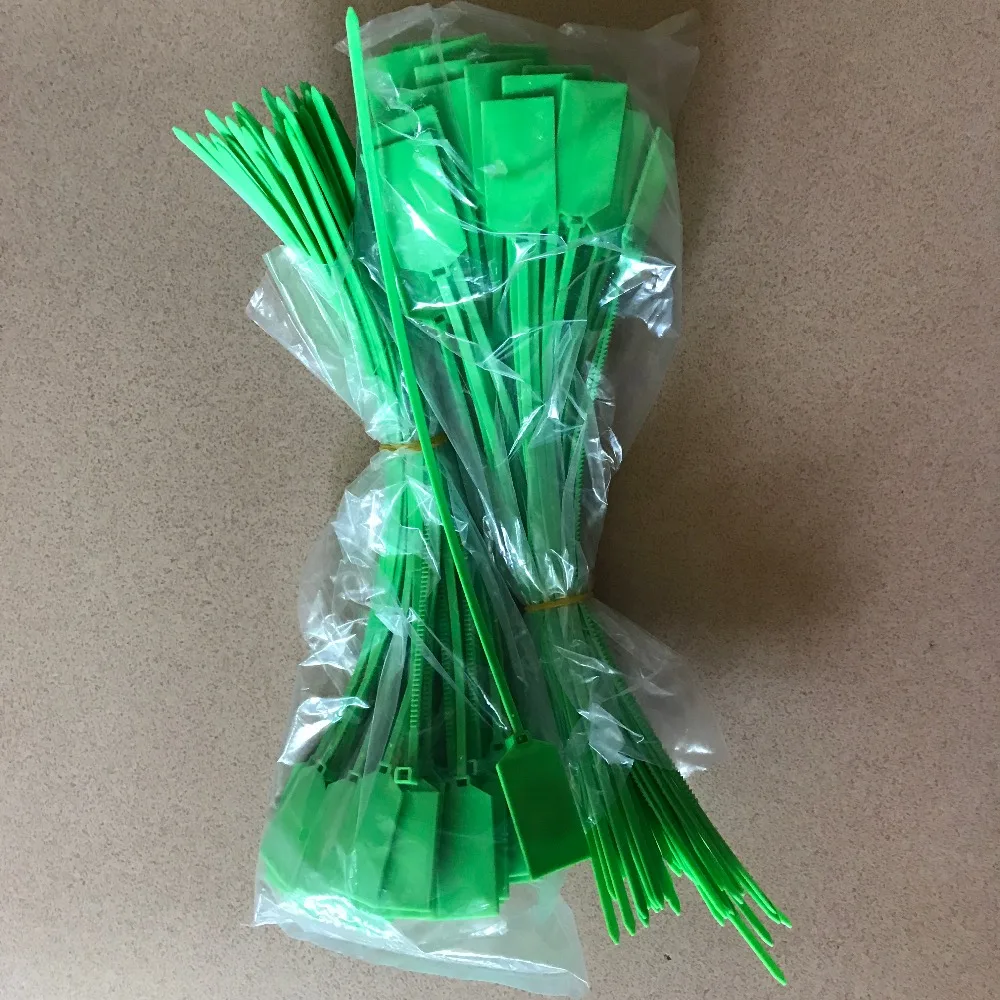 1000PCS Waterproof Plastic Traceability 213 RFID Ribbon Seal Tag Zip Tie Cable Label For Packaging Tracking | Безопасность и
