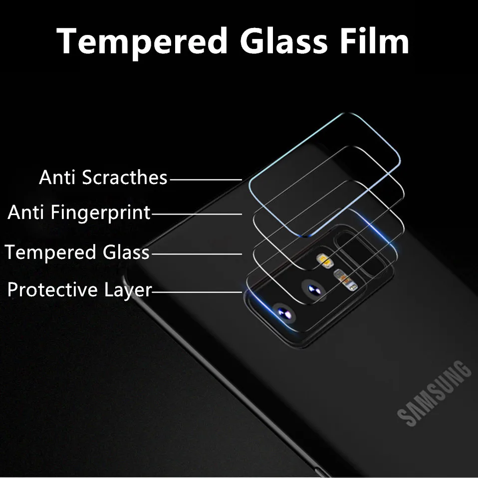 

100PCS Camera Screen Protector For Samsung Galaxy A8 A6 Plus 2018 Protective Film Camera For Samsung J4 J6 Plus J7 Prime J8 2018