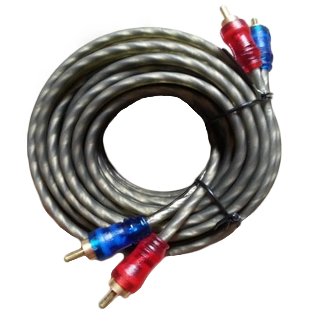 Автоматический сабвуфер 5 м усилитель для автомобиля стерео кабель