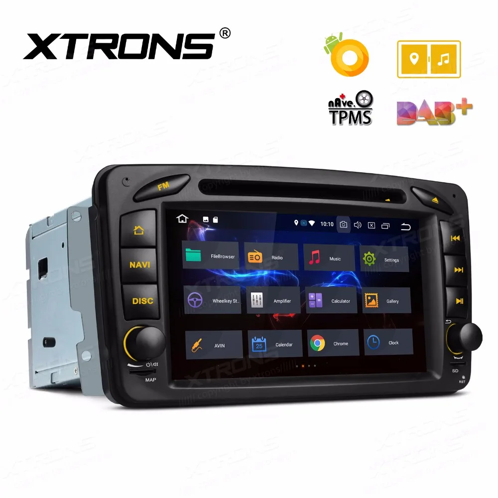 XTRONS 7 &quotандроид 8 0 Octa Core dvd-плеер для автомобиля радио gps DAB Mercedes Benz A-W168 W209 C209 W463 Viano