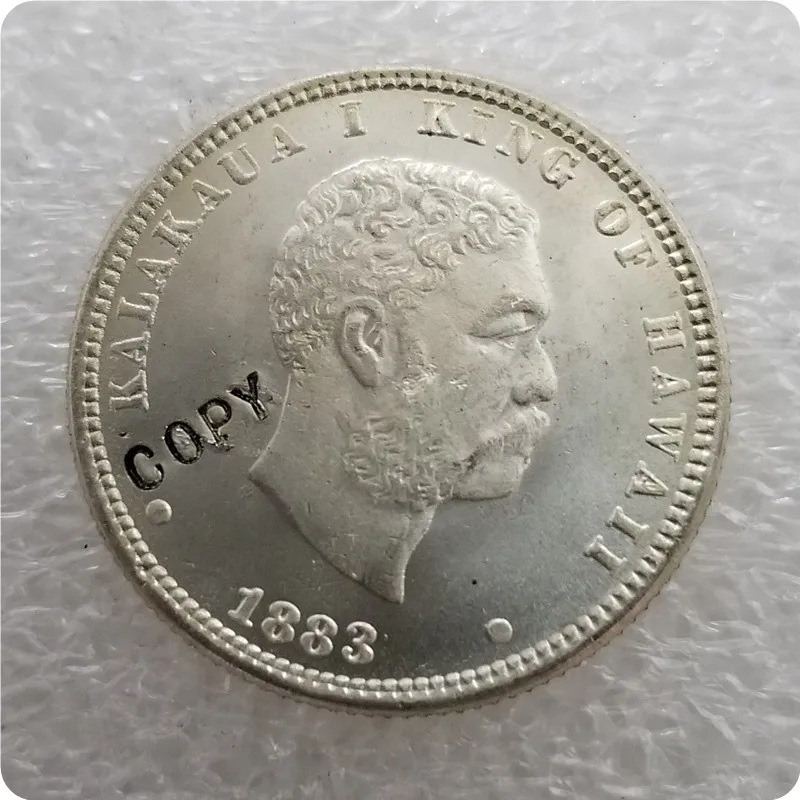 1883 Гавайская монета 1/4 доллар копия юбилейных монет монет|Безвалютные монеты| |