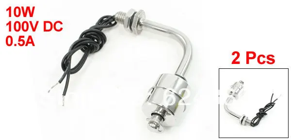 2 шт./лот из нержавеющей стали аквариум датчик уровня воды и жидкости правый угол