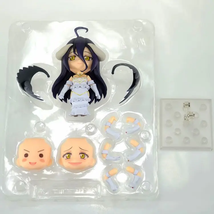 Экшн фигурки из ПВХ аниме yggdrсил Ainz Ooal Robe albedo 10 см куклы игрушки|Игровые и